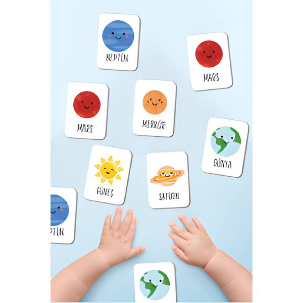 Ceo Design Zeka Kartları Eşleştirme Oyunu 0-24 Aylık Bebekler Için Gezegenler Ahşap Eğitici Puzzle Oyun Bebek Oyuncakları Fiyatı