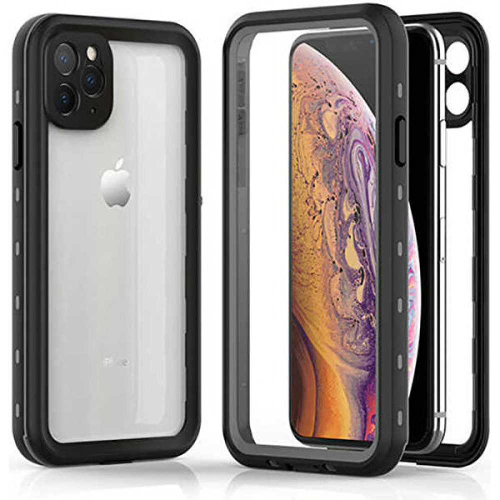 Cep Case Apple iPhone 11 Pro Max Kılıf Su Geçirmez Anti Shock Tam Uyumlu Kalıp 2 Parça Kılıf - Siyah Cep Telefonu Kılıfı Fiyatı
