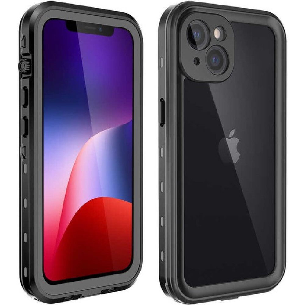 Cep Case Apple iPhone 13 Kılıf Su Geçirmez High Quality Waterproof Orjinal Kalıp Shockproof Kapak - Siyah Cep Telefonu Kılıfı Fiyatı