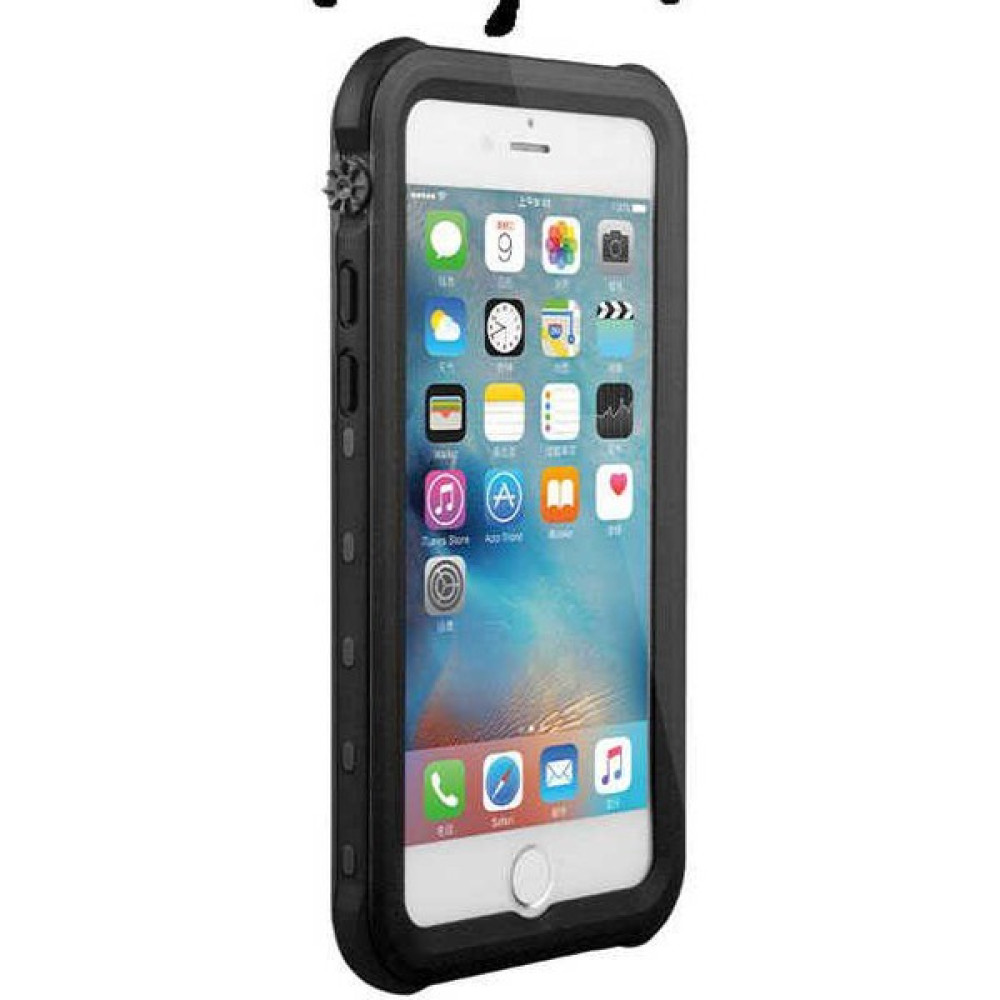 Cep Case Apple iPhone 8 Plus Kılıf Su Geçirmez High Quality Waterproof Orjinal Kalıp Shockproof Kapak - Siyah Cep Telefonu Kılıfı Fiyatı