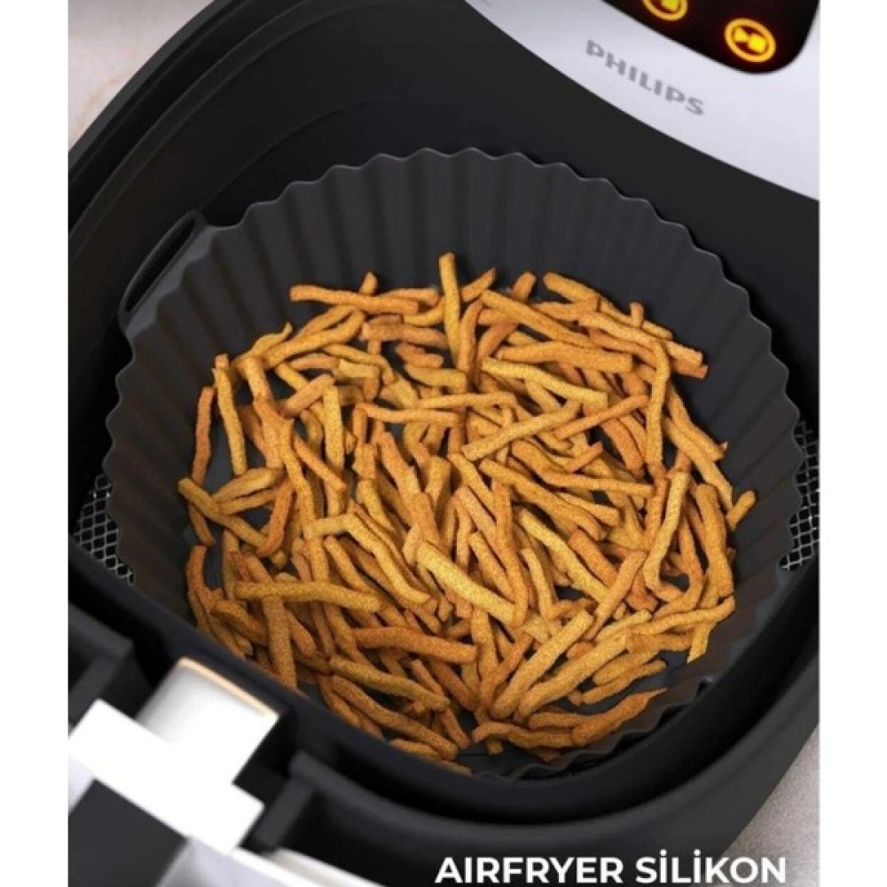 Cep Home Silikon Airfryer Pişirme Kabı 115 Gram Lüx Tüm Fritözlere Uyumlu Bpa Içermez - Siyah Kek Kalıpları Fiyatı