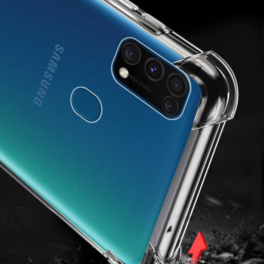 Cep Prime Samsung Galaxy M31 Kılıf Darbe Emici Şeffaf Kristal Tank Zırh Kapak Sararmaz Cep Telefonu Kılıfı Fiyatı