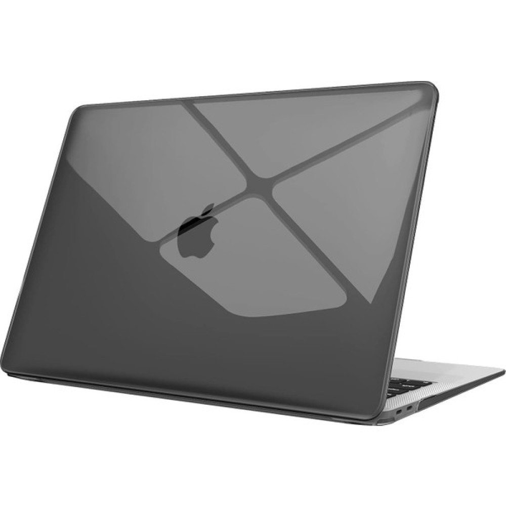 CepLab Apple MacBook Air M2 Çip 2023 Kılıf A2941 15.3 Inç 360° Koruma Transparan Parlak Hava Kanallı Kapak - Siyah Tablet Pc Aksesuarları Fiyatı