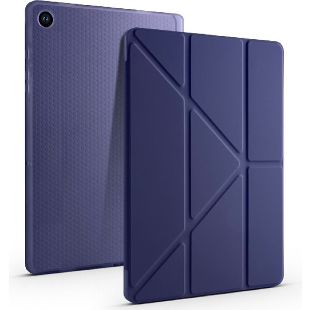 CepLab Samsung Galaxy Tab A9 Plus SM-X210/X215 11 Inç Kılıf Kalem Bölmeli Silikon Smart Cover Tablet Kılıfı - Lacivert Tablet Kılıfı Fiyatı