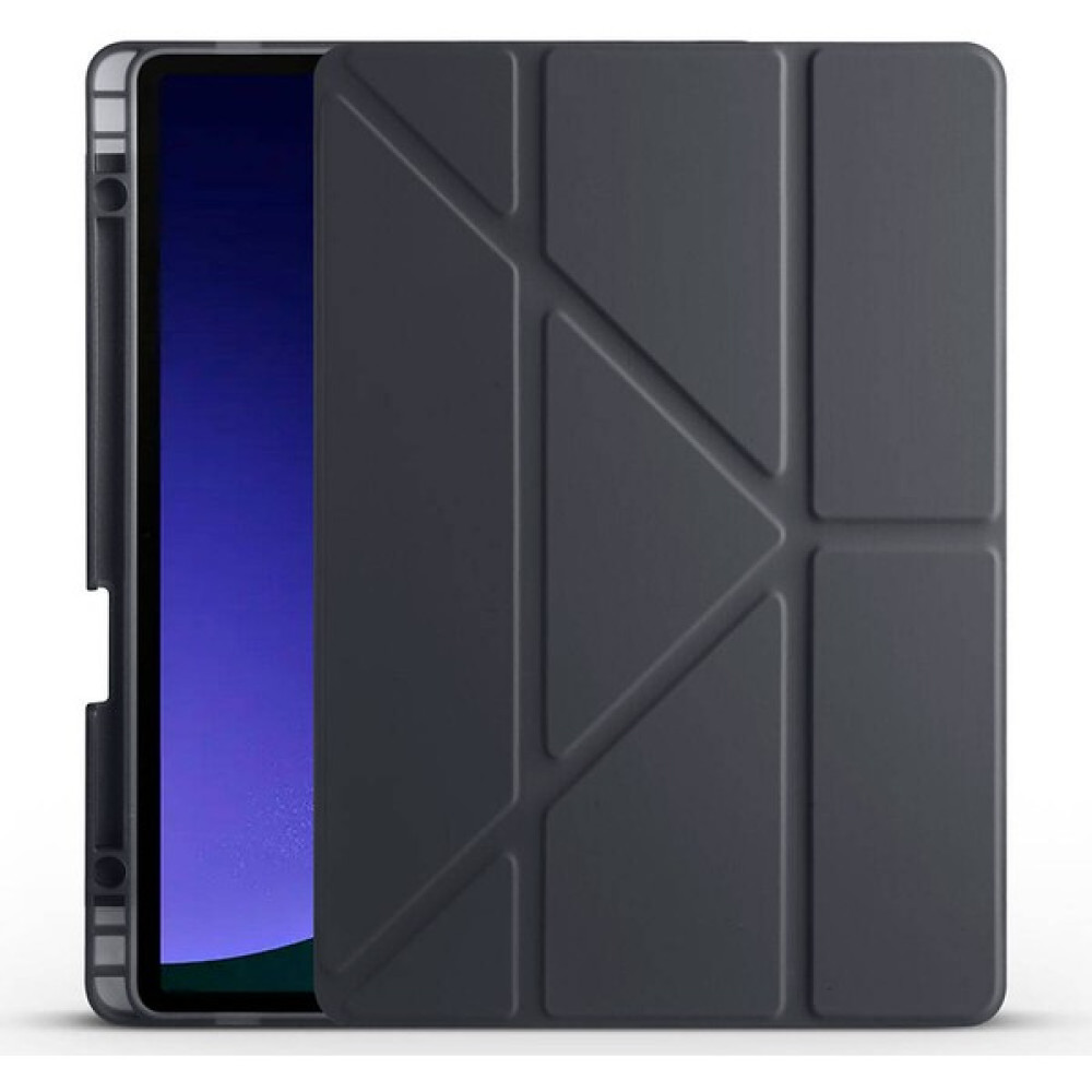 CepLab Samsung Galaxy Tab S9 Fe SM-X510 10.9 Inç Kılıf Kalem Bölmeli Silikon Smart Cover Tablet Kılıfı - Siyah Tablet Kılıfı Fiyatı