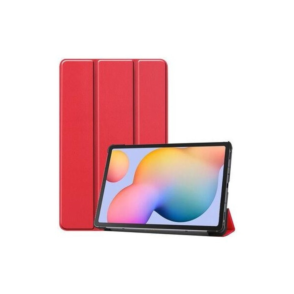 Ceponya Galaxy Tab A7 Lite T225 ….. Smart Cover Standlı 1-1 Tablet Kılıf - Kırmızı Tablet Kılıfı Fiyatı