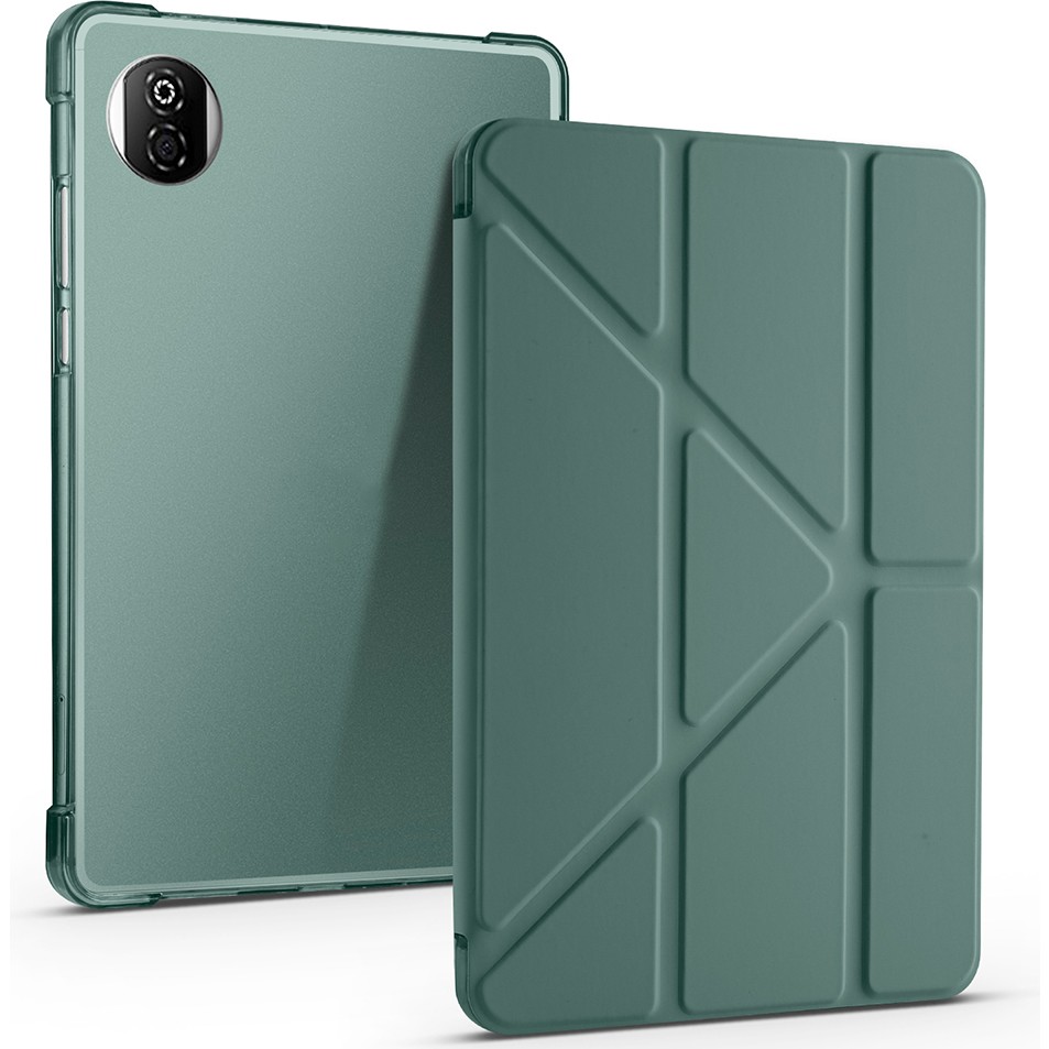 Ceponya Honor Pad X7 8.7 Tablet Kılıf Kalem Bölmeli Standlı Uyku Modlu Lüx Smart Cover - Koyu Yeşil Tablet Kılıfı Fiyatı