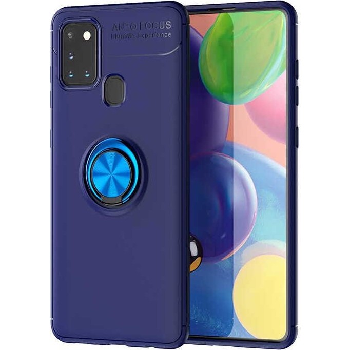 Ceponya Samsung Galaxy M31 Stantlı Manyetik Kamera Korumalı Kılıf - Mavi Cep Telefonu Kılıfı Fiyatı