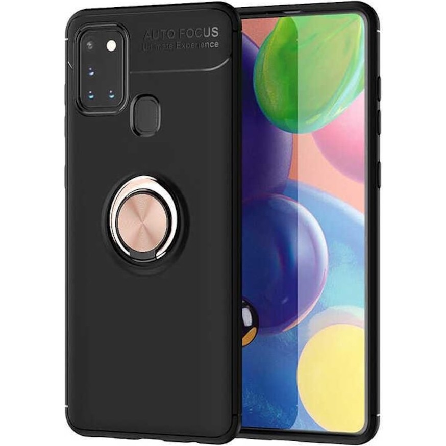 Ceponya Samsung Galaxy M31 Stantlı Manyetik Kamera Korumalı Kılıf - Siyah - Rose Gold Cep Telefonu Kılıfı Fiyatı