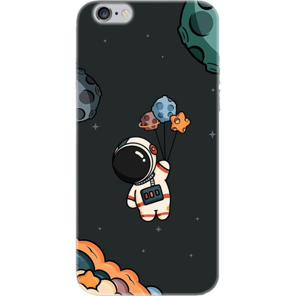 Ceppare Apple iPhone 6 / 6s Kılıf Desen Baskılı Silikon Astronot STK:628 - Desenli - iPhone 6/6S Cep Telefonu Kılıfı Fiyatı