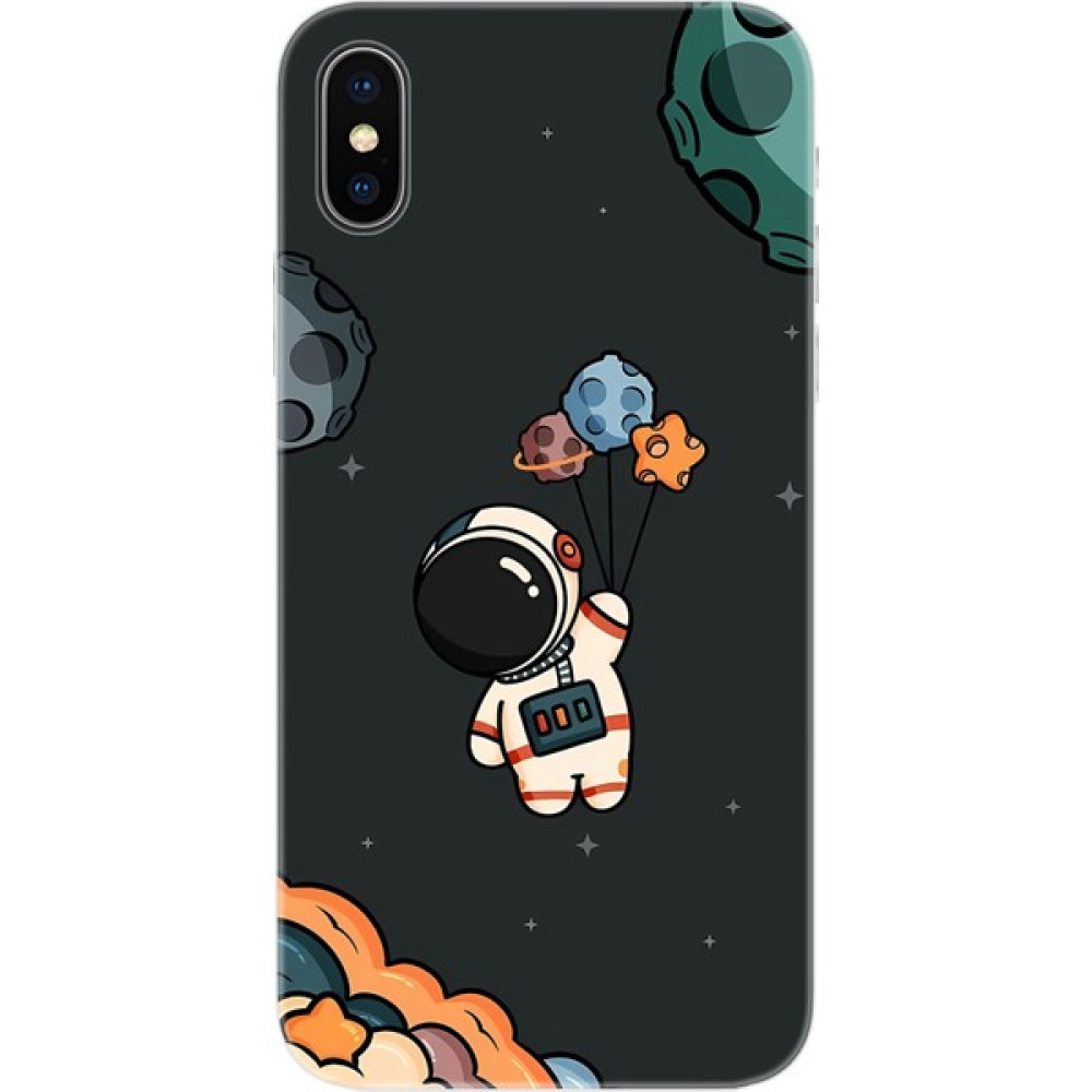 Ceppare Apple iPhone x / Xs Kılıf Desen Baskılı Silikon Astronot STK:628 - Desenli - iPhone X/XS Cep Telefonu Kılıfı Fiyatı
