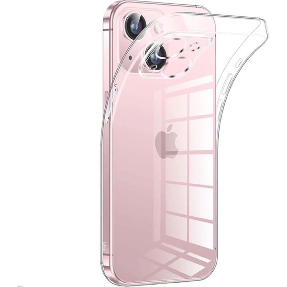 CepStok Apple iPhone 13 Kılıf Şeffaf Kamera Korumalı 1.5mm Yumuşak Silikon Cep Telefonu Kılıfı Fiyatı