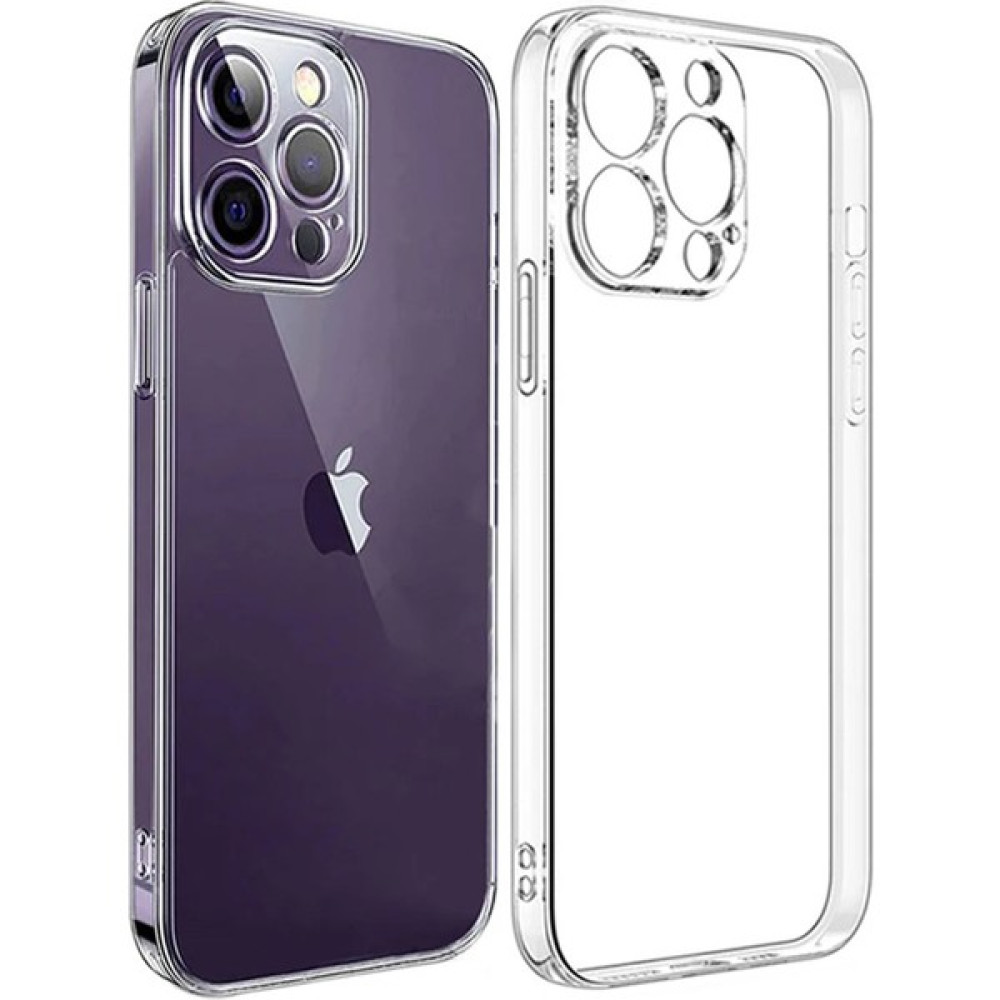 CepStok Apple iPhone 14 Pro Max(6.7") Kılıf Şeffaf Kamera Korumalı 1.5mm Yumuşak Silikon - iPhone 14 Pro Max Cep Telefonu Kılıfı Fiyatı