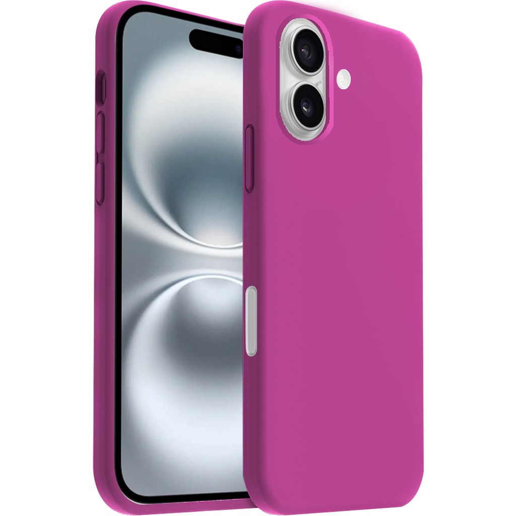 CepStok Apple iPhone 16 Kılıf Lansman Premium Silinebilir Silikon - Pembe Cep Telefonu Kılıfı Fiyatı