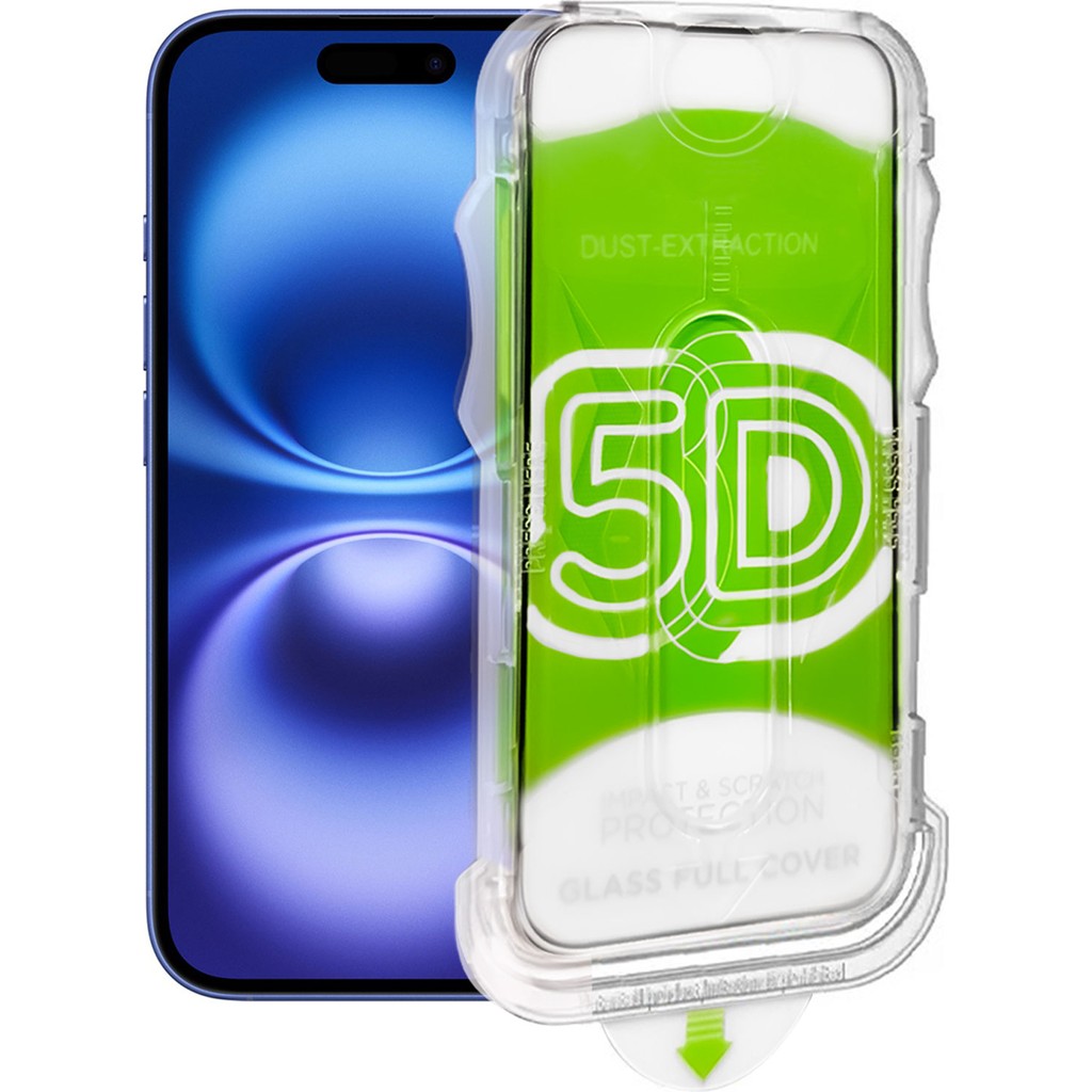CepStok iPhone 16 Ekran Koruyucu Hizalama Aparatlı Premium Tam Kaplayan Temperli Cam - Şeffaf Cep Telefonu Ekran Koruyucusu Fiyatı