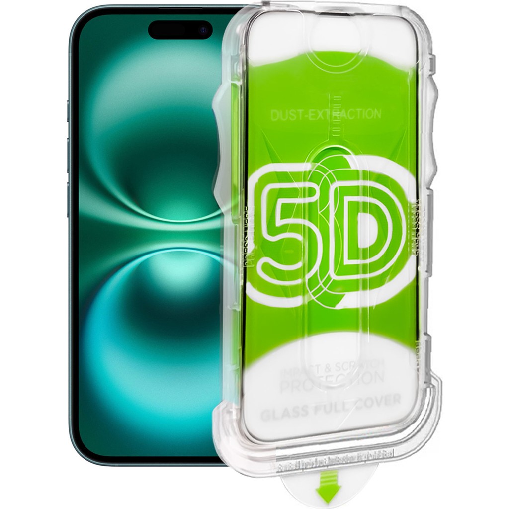 CepStok iPhone 16 Plus Ekran Koruyucu Hizalama Aparatlı Premium Tam Kaplayan Temperli Cam - Şeffaf Cep Telefonu Ekran Koruyucusu Fiyatı