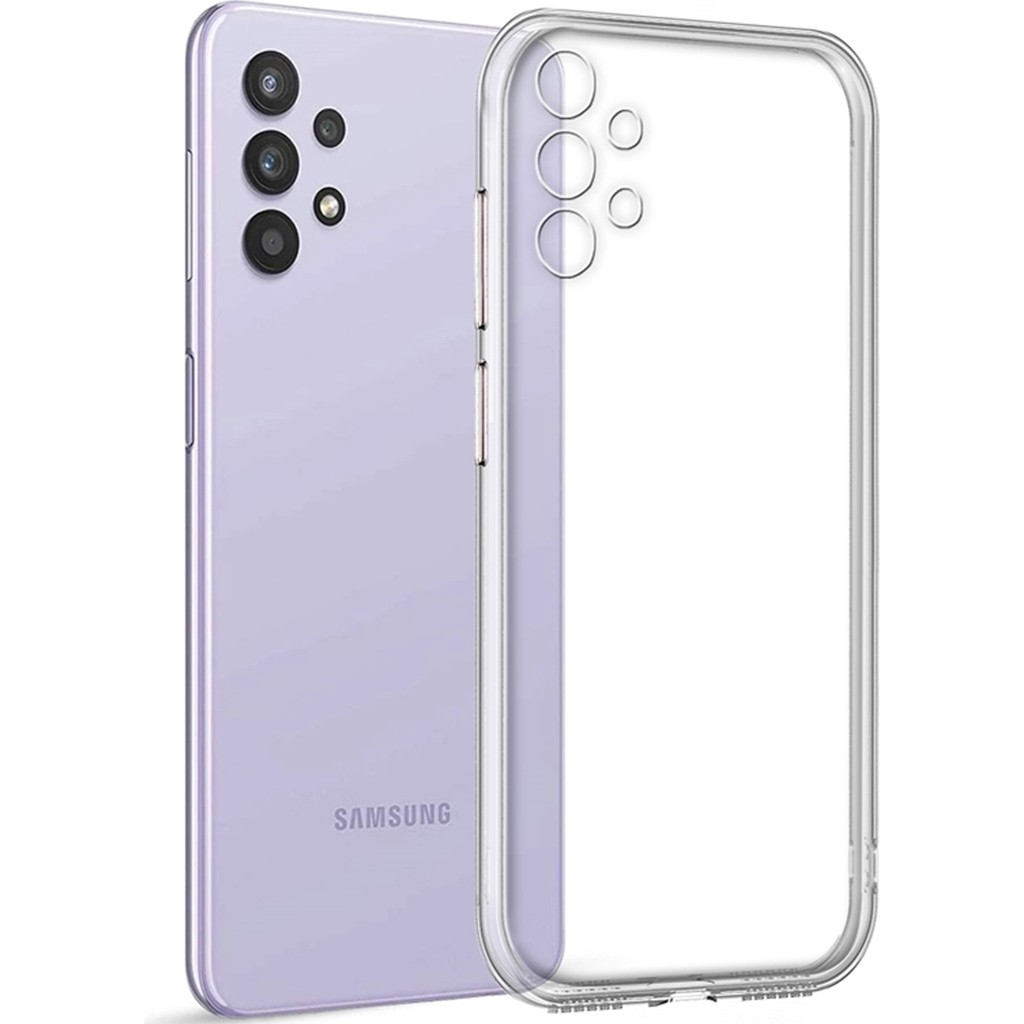 CepStok Samsung Galaxy A32 Kılıf Şeffaf Kamera Korumalı Tıpalı Yumuşak Silikon Cep Telefonu Kılıfı Fiyatı