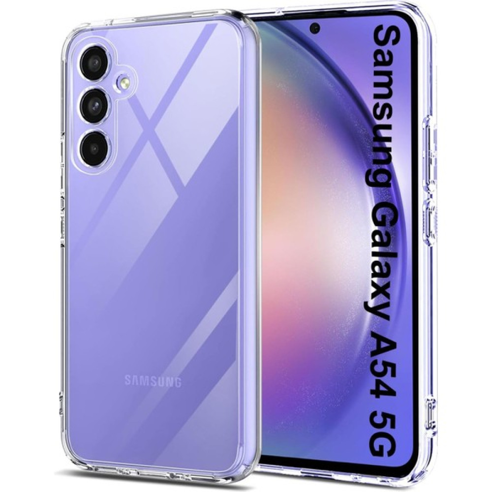 CepStok Samsung Galaxy A54 Kılıf Şeffaf Kamera Korumalı 1.5mm Yumuşak Silikon Cep Telefonu Kılıfı Fiyatı