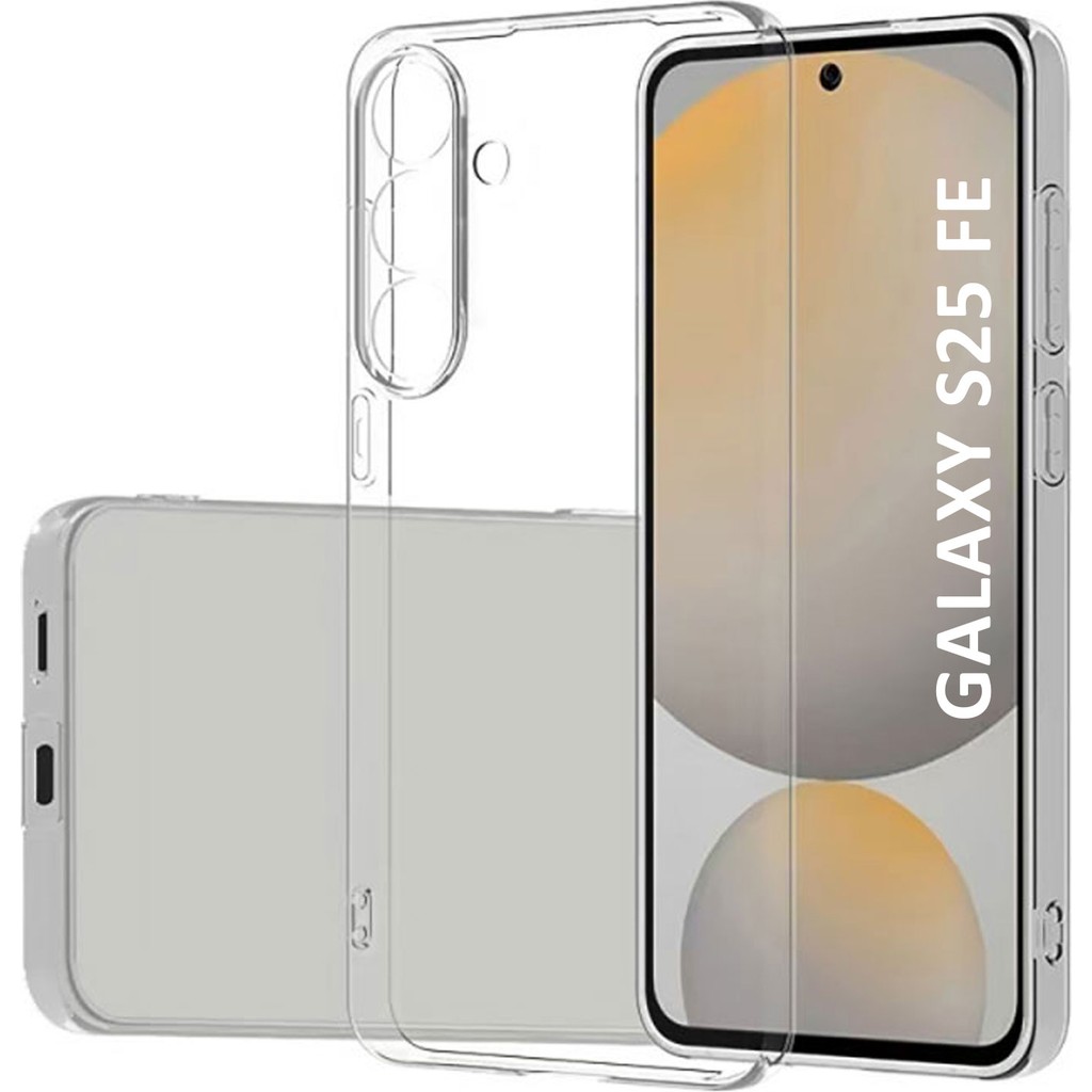 CepStok Samsung Galaxy S25 Fe Kılıf Şeffaf Kamera Korumalı Esnek Yumuşak Silikon Cep Telefonu Kılıfı Fiyatı