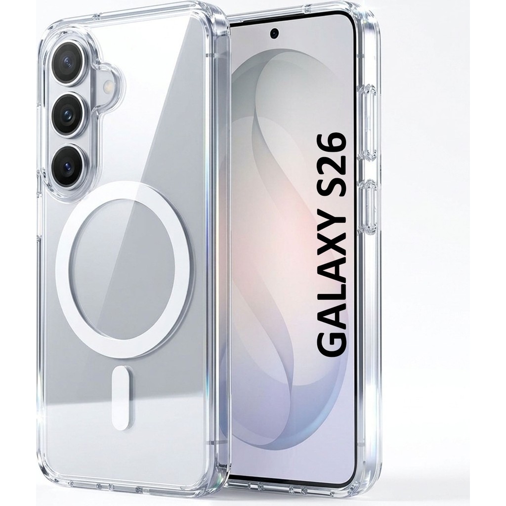 CepStok Samsung Galaxy S26 Magsafe Özellikli Şeffaf Telefon Kılıfı Cep Telefonu Kılıfı Fiyatı
