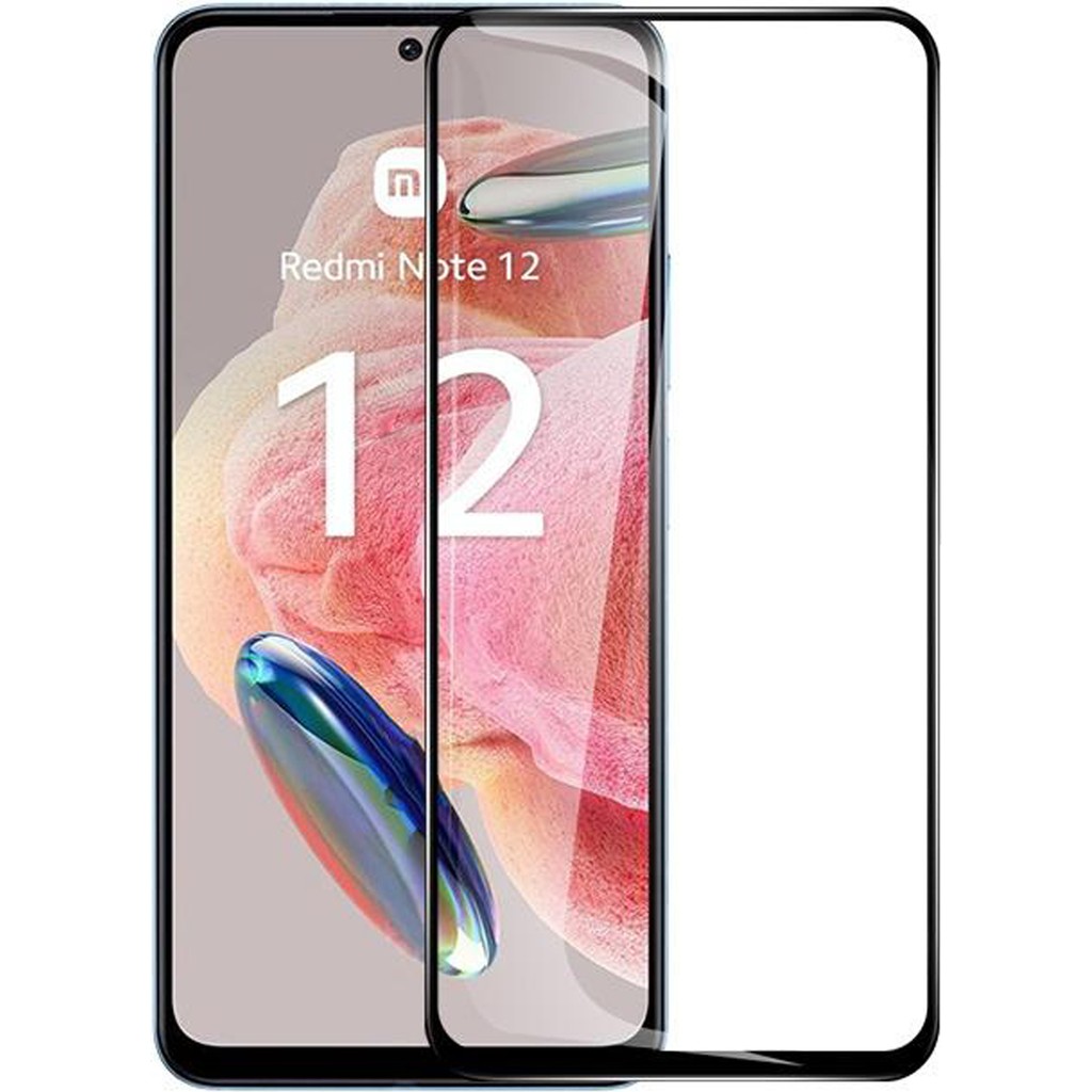 CepStok Xiaomi Redmi Note 12 Kırılmaz Cam 5d Tam Kaplayan 9h Temperli Ekran Koruyucu - Siyah - Şeffaf Cep Telefonu Ekran Koruyucusu Fiyatı