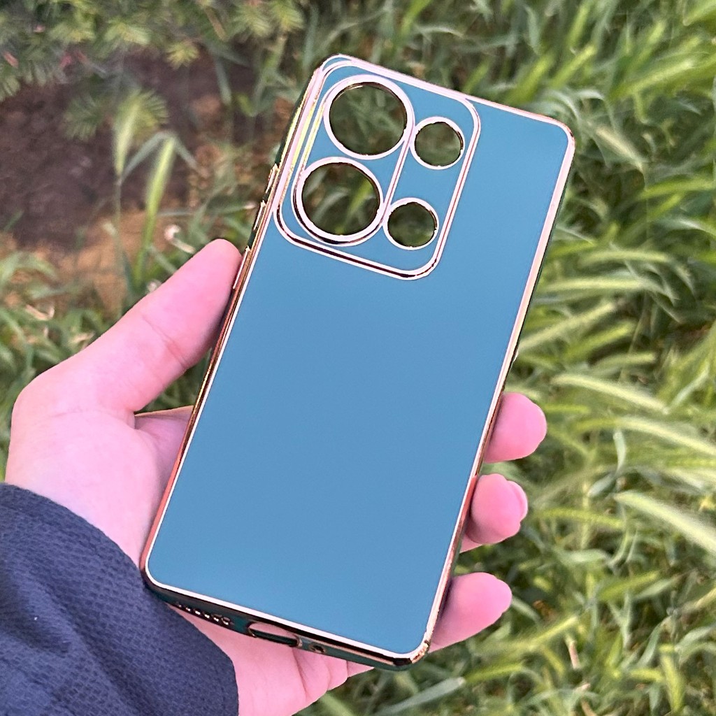 CepStok Xiaomi Redmi Note 13 Pro 4g Kılıf Kenar Detaylı Yumuşak Parlak Silikon - Koyu Yeşil Cep Telefonu Kılıfı Fiyatı