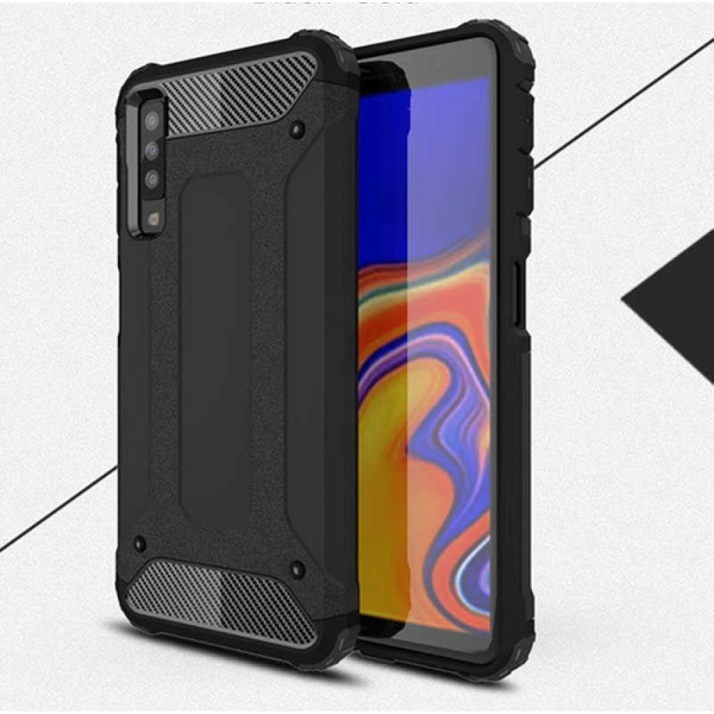 Cepte Dünya Samsung Galaxy A9 2018 Kılıf Crash Silikon Kapak Darbe Emici - Siyah Cep Telefonu Kılıfı Fiyatı