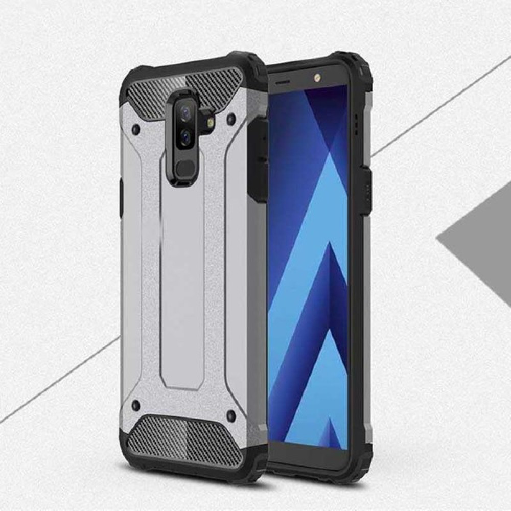 Cepte Dünya Samsung Galaxy J8 Kılıf Crash Silikon Kapak Darbe Emici - Gri Cep Telefonu Kılıfı Fiyatı