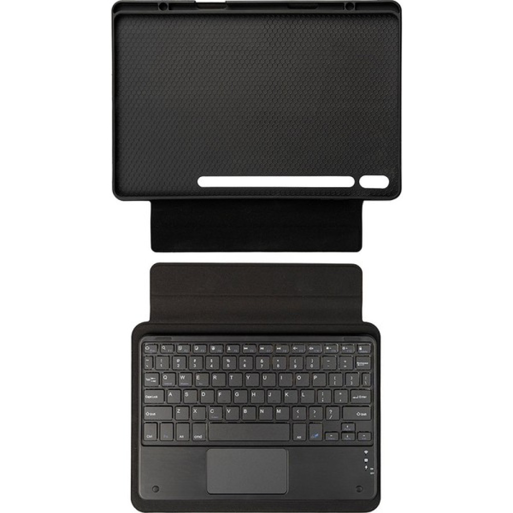 Cepustik Telefon Aksesuarları Galaxy Tab S8 Plus SM-X800 Border Keyboard Bluetooh Bağlantılı Standlı Klavyeli Tablet Kılıfı - Siyah Oyuncu Klavyesi Fiyatı