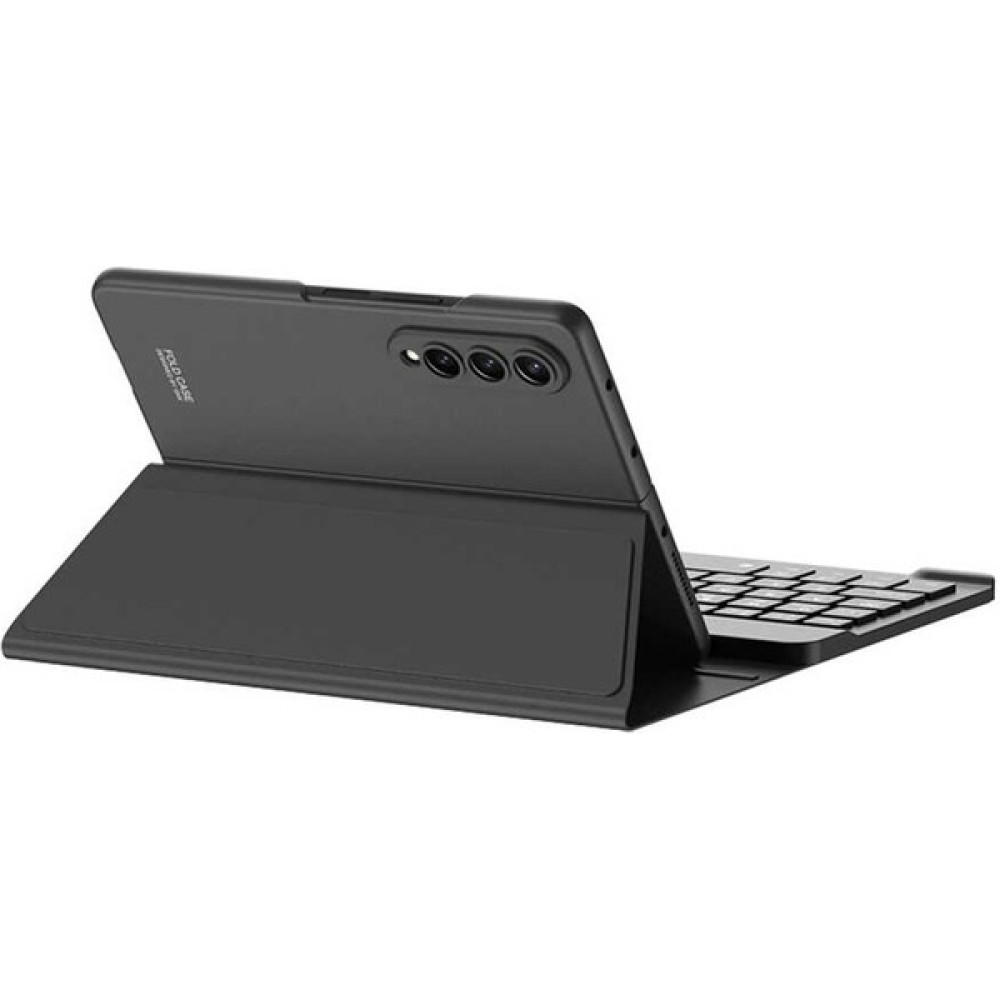 Cepustik Telefon Aksesuarları Galaxy Z Fold 4 Kılıf Standlı Bluetooth Klavyeli Zore Kıpta Keyboard Set Kılıf - Siyah Oyuncu Klavyesi Fiyatı