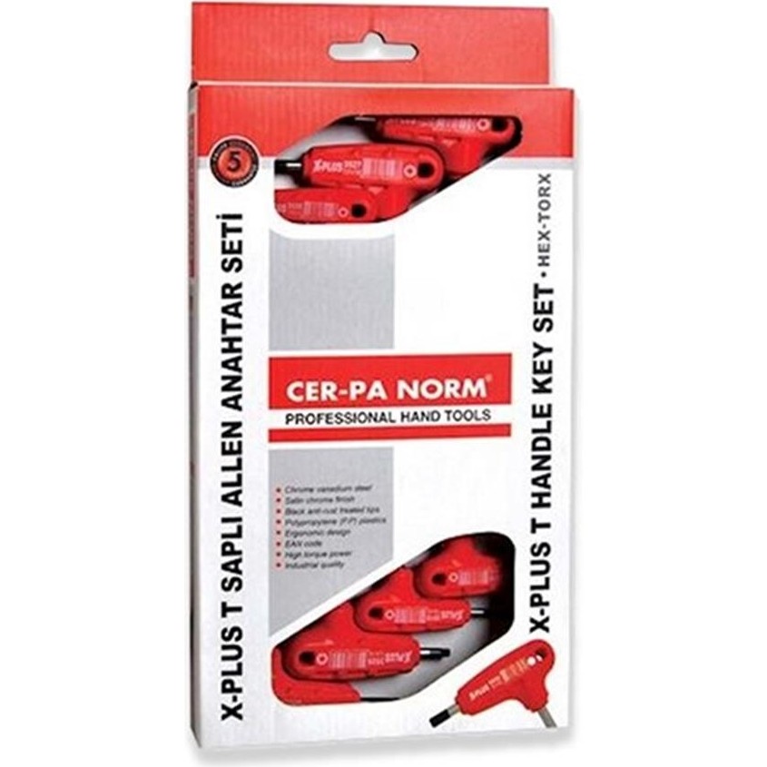 CER-PA NORM T Saplı Torx Allen Anahtar Takımı X-Plus 7 Parça Diğer Fiyatı