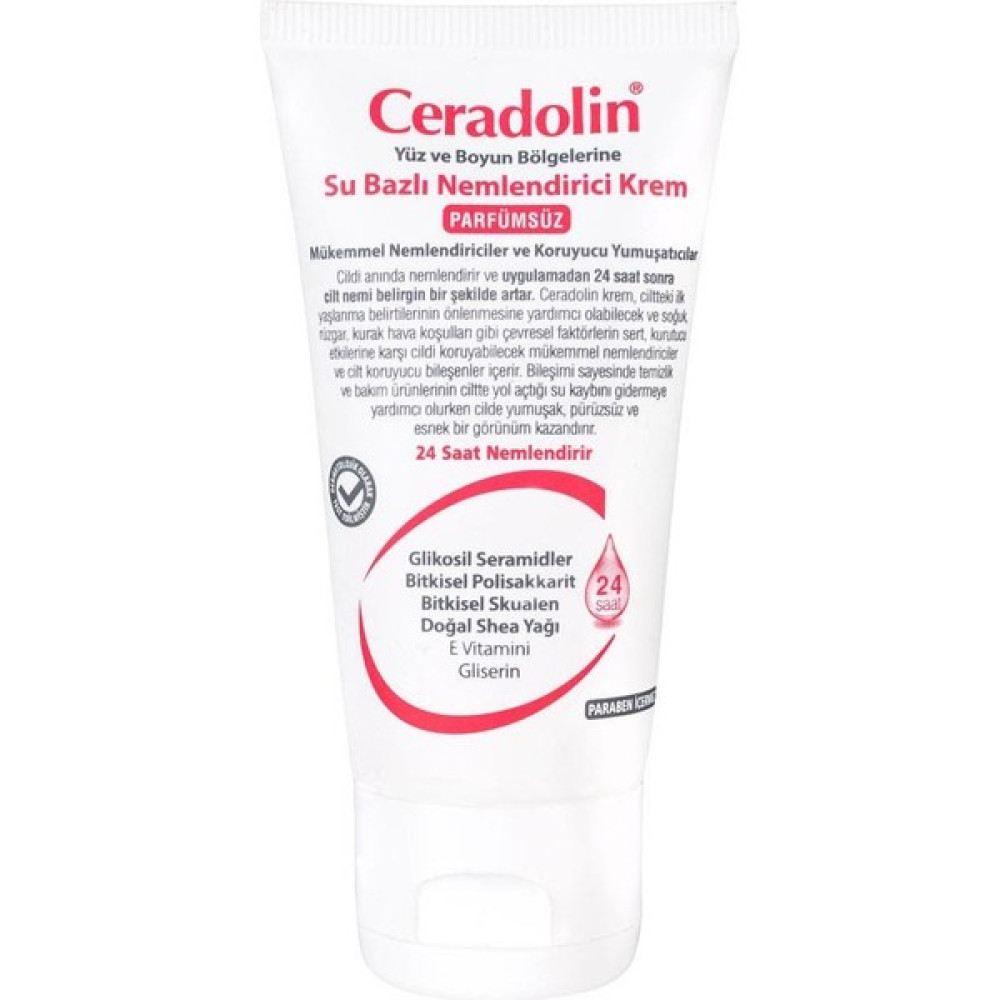 Ceradolin Parfümsüz Su Bazlı 50 ml Nemlendirici Krem Nemlendiriciler Fiyatı