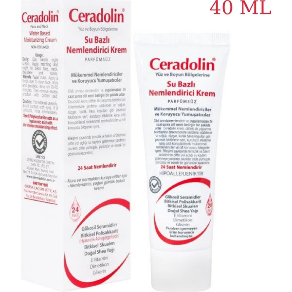 Ceradolin Su Bazlı Nemlendirici Krem 40 ml Nemlendiriciler Fiyatı