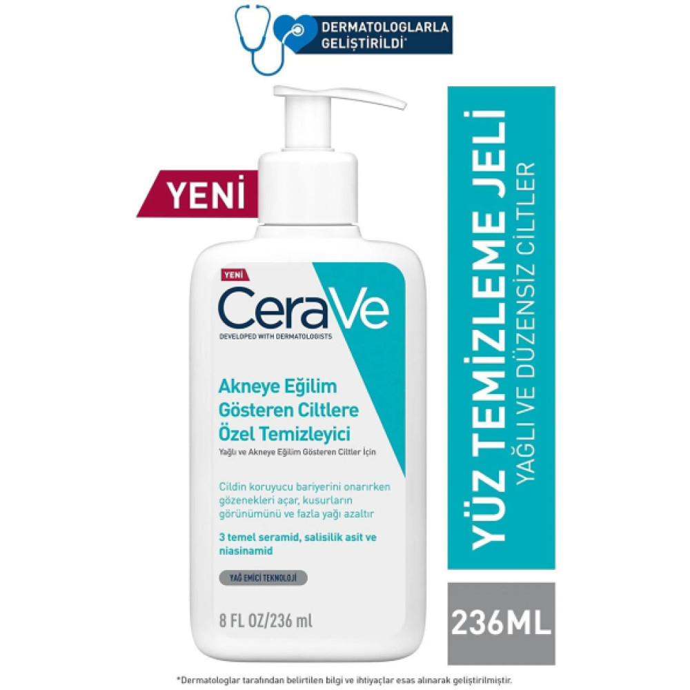 Cerave Akneye Egilim Gosteren Ciltler İcin 236 Ml Cilt Temizleme ve Peeling Fiyatı