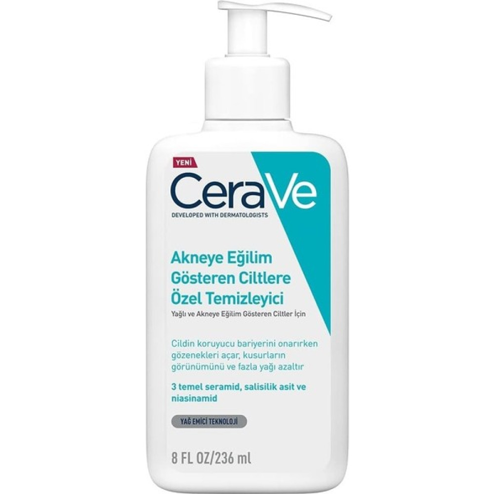 CeraVe Akneye Eğilim Gösteren Ciltlere Özel Temizleyici 230 ml Cilt Temizleme ve Peeling Fiyatı