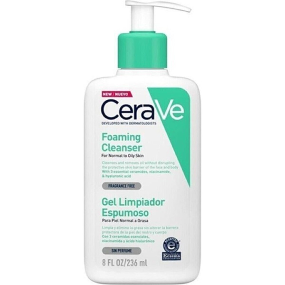 Cerave Foaming Cleanser Normal Yağlıya Dönük Ciltler Için 236 ml Nemlendiriciler Fiyatı