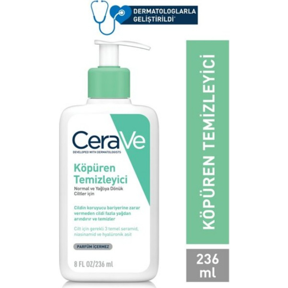 CeraVe Fomaning Cleanser Seramid Içerikli Normal & Yağlıya Dönük Ciltler Için 236 M Cilt Temizleme ve Peeling Fiyatı