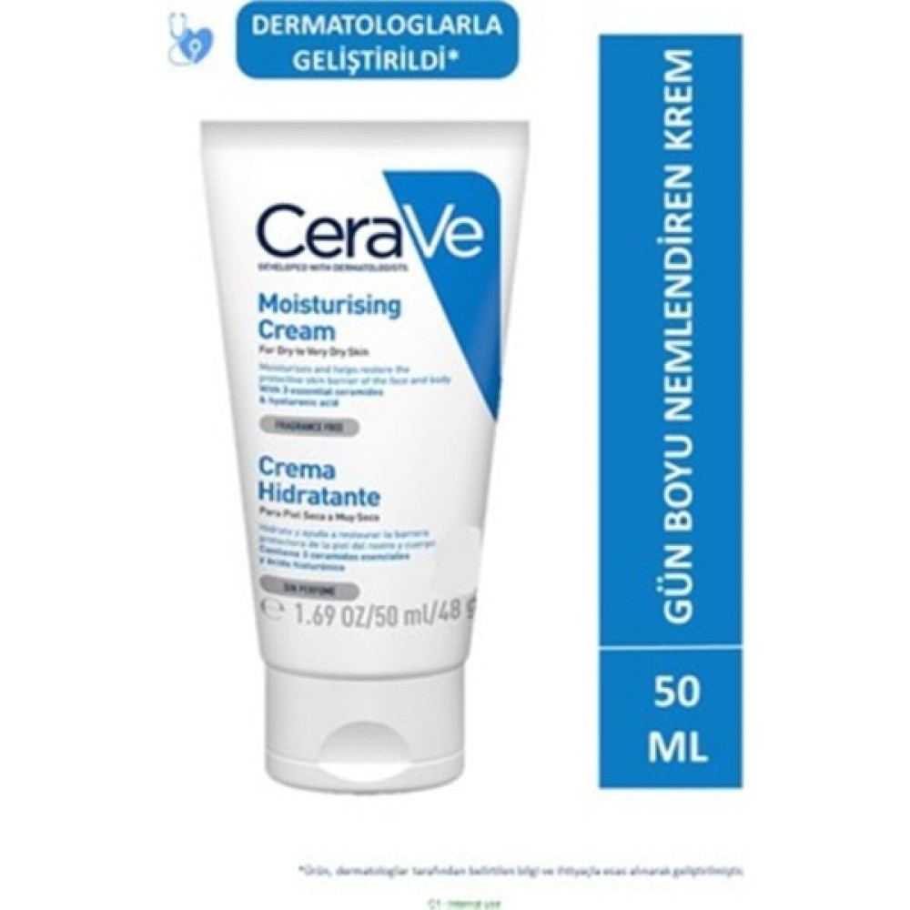 Cerave Moisturising Cream Kuru ve Çok Kuru Ciltler Için 50 ml Nemlendiriciler Fiyatı