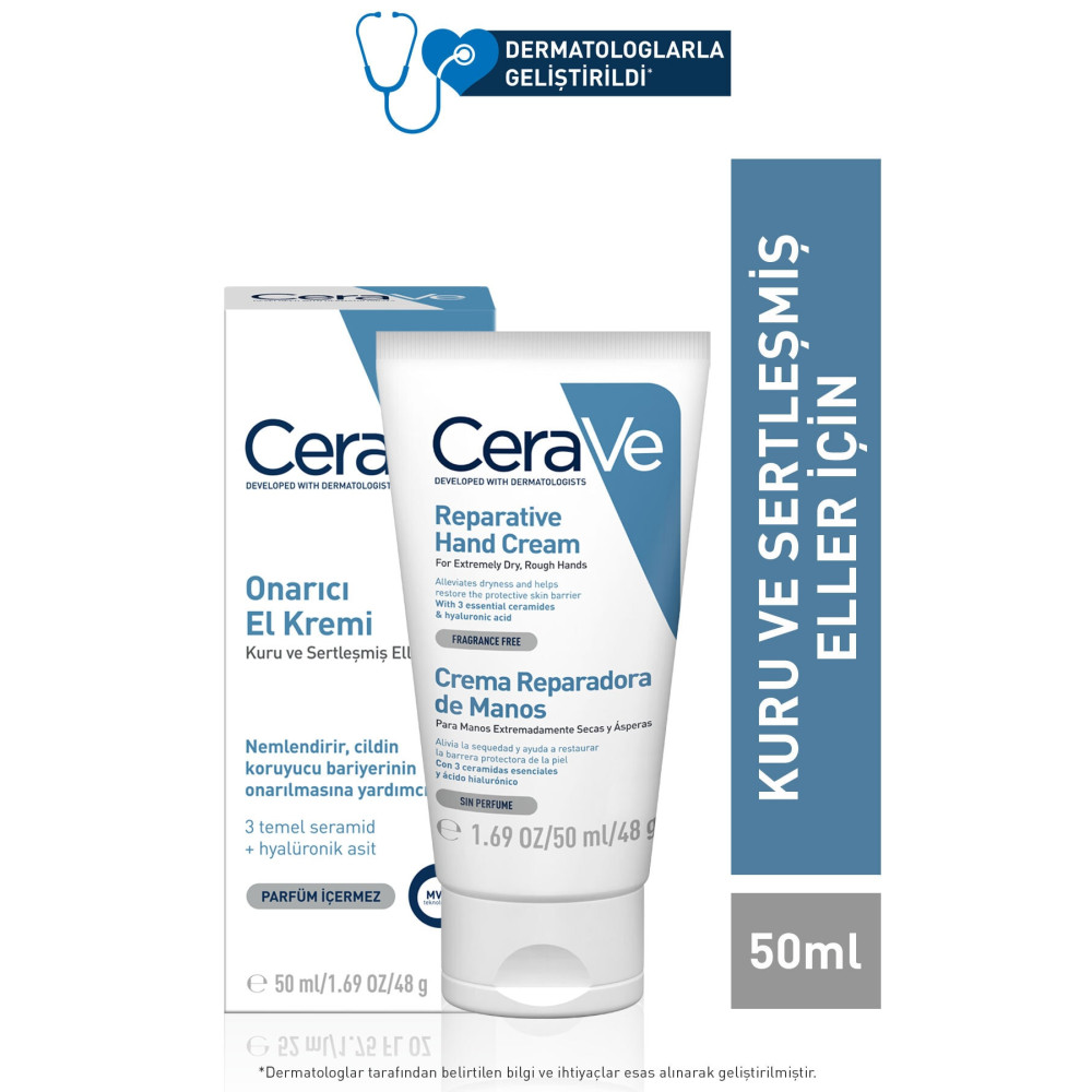 CeraVe Onarıcı El Kremi Kuru Ve Çatlamış Eller Hyalüronik Asit Içerikli 50 ml El Bakımı Fiyatı