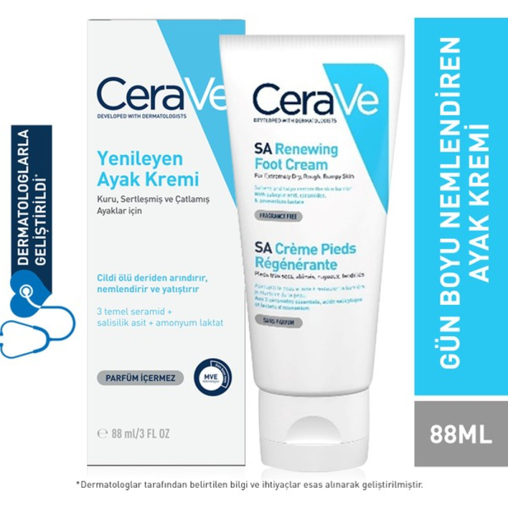 Cerave Yenileyen Ayak Kremi 88 ml Ayak Bakımı Fiyatı