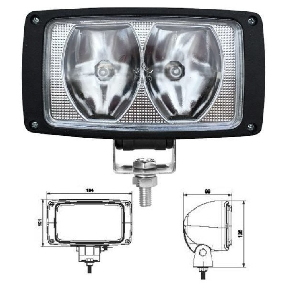 Ceray Üniversal Çalışma Lambası Çift H3 Ampüllü Petekli Cam - Beyaz Oto Boyaları Fiyatı