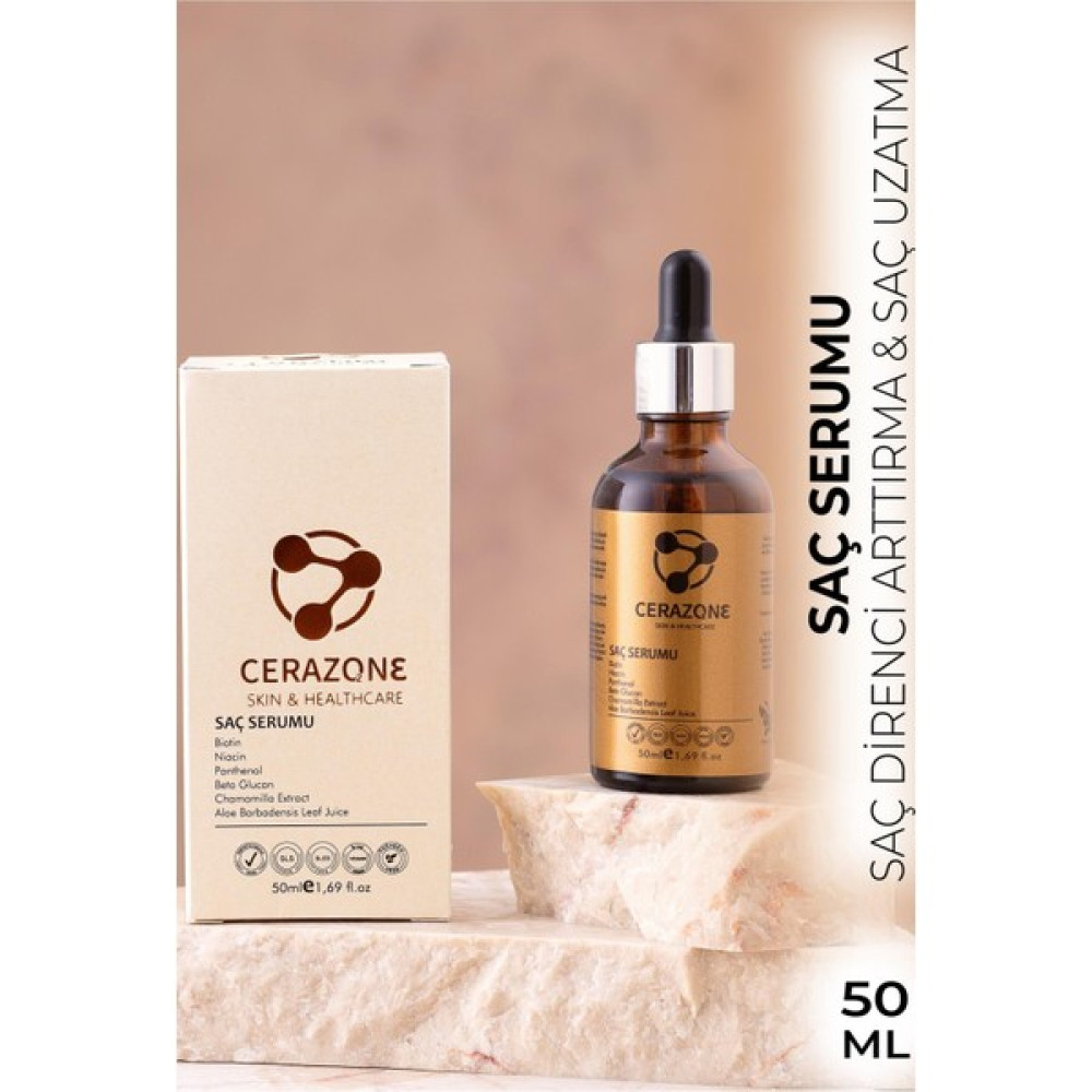 Cerazone Skin & Healthcare Saç Serumu Yıpranma Hasar Görme Karşıtı Hızlı Saç Uzatma Canlandırıcı Besleyici 50ML Saç Şekillendirici Sprey Fiyatı