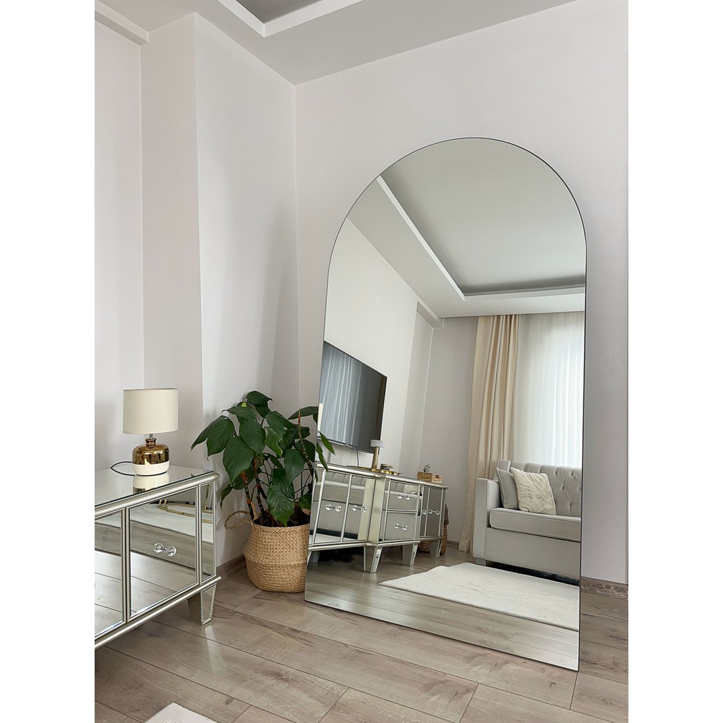 Çerçevesiz Model 180X100 cm Oval Ayaklı Boy Aynası Çerçeveli Ayna Fiyatı