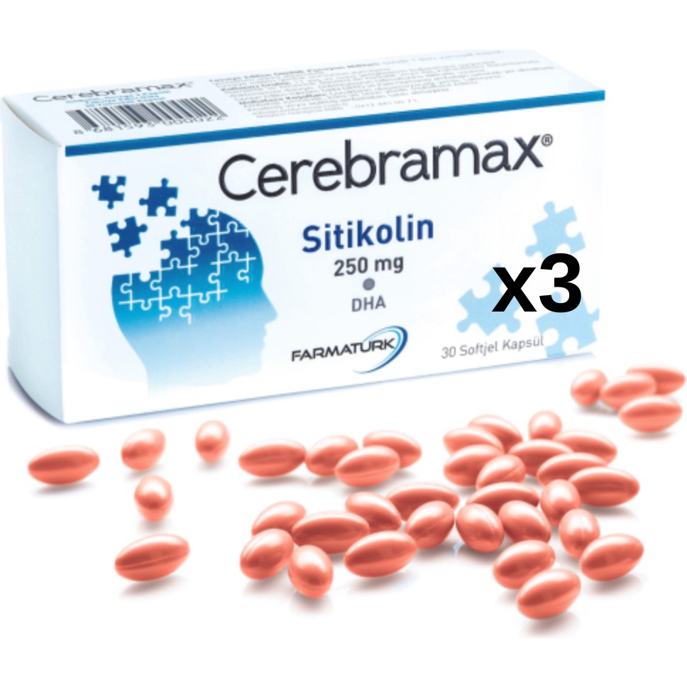 Cerebramax 30 Kapsül 3 adet Diğer Fiyatı