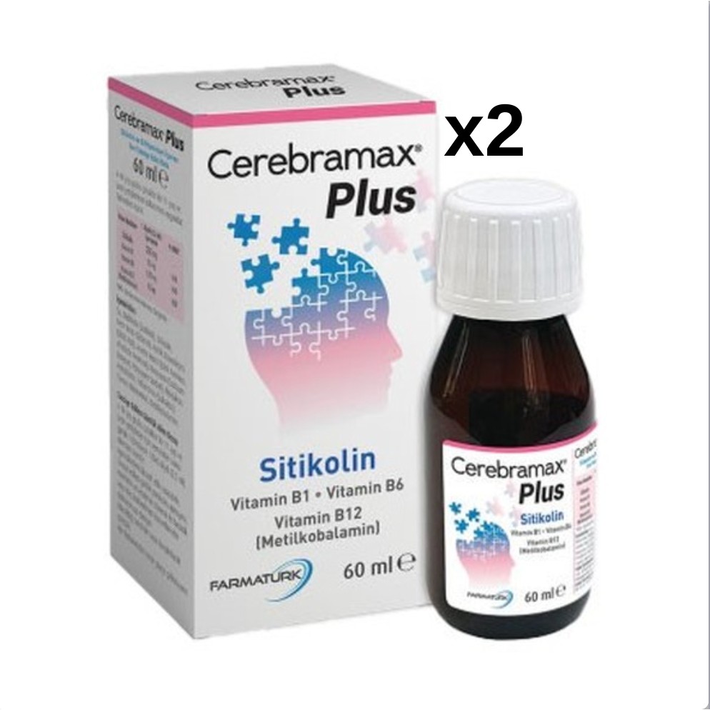Cerebramax Plus Sıvı Şurup 60 ml 2 Adet - Sade Diğer Fiyatı