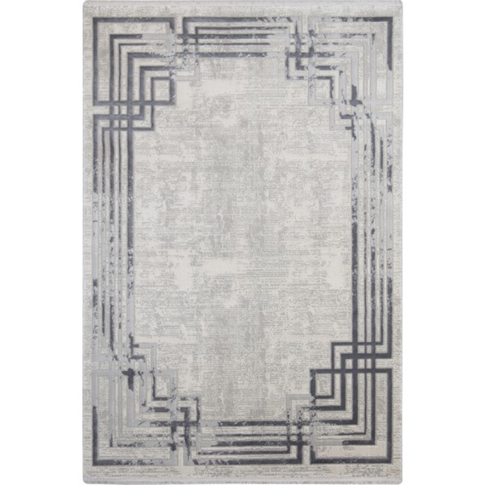Ceremony Home Saçaklı Oturma Odası Halısı ve Salon Halısı, Halı A839B Y9 - 80 x 300 cm - Gri - Krem Salon Halısı Fiyatı