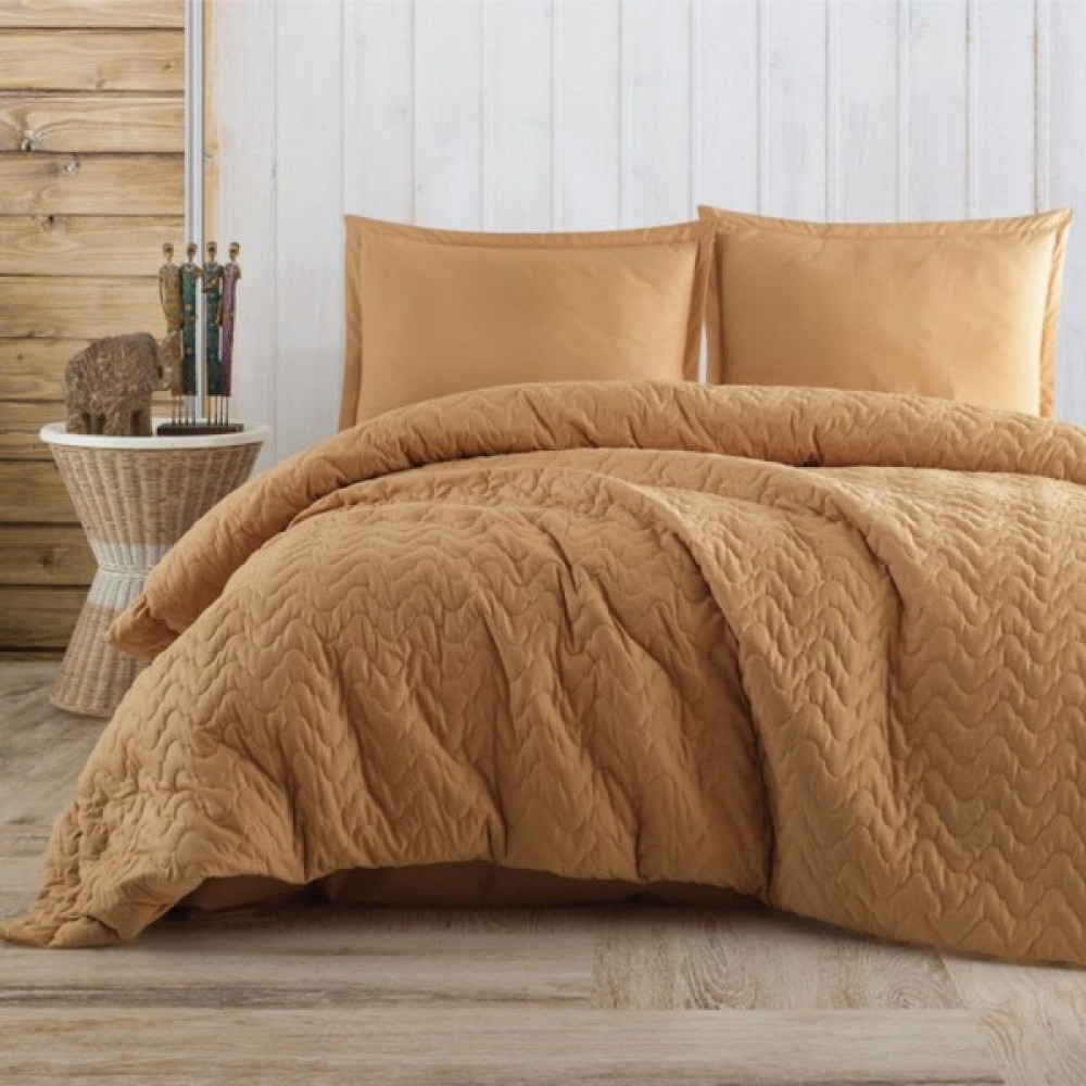 Ceren Atana Zencefil Dört Mevsim Tek Kişilik Ranforce Nevresim Takımı - 160 x 220 cm Nevresim Takımı Fiyatı