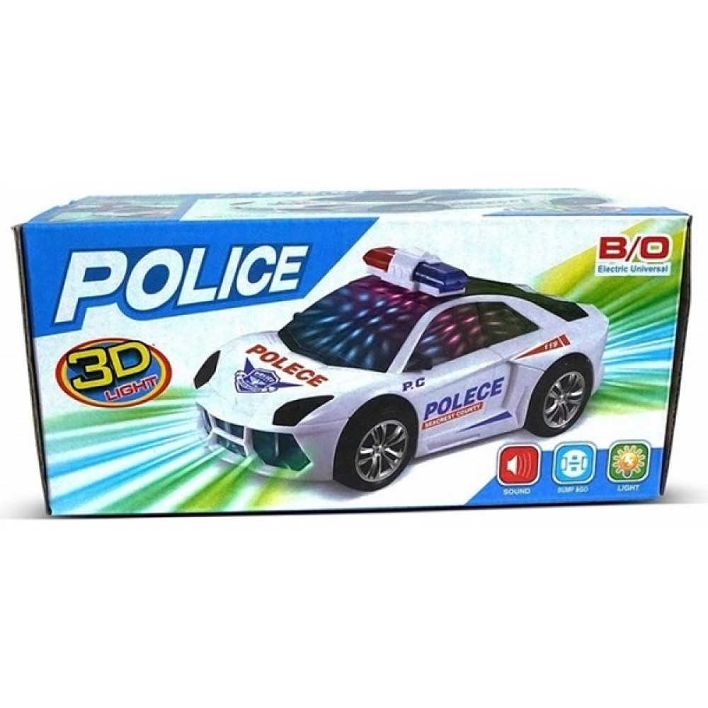 Ceren Ctoy 3D Işıklı Pilli ve Sesli Polis Arabası 2017E Oyuncak Araç Fiyatı