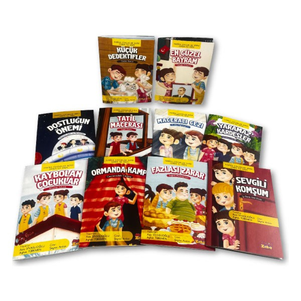 Ceren ile Eren - Harika Çocuklar Serisi 10 Kitap Çocuk Masal Fiyatı