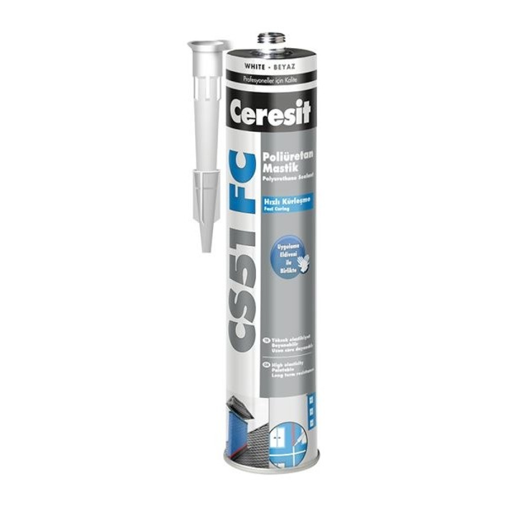 Ceresit Cs 51 Poliüretan Mastik Beyaz 280 ml Oto Boyaları Fiyatı